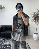 Hens Pigment Hood Zip-Up Vest