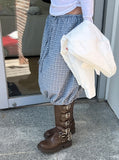 LAYERED BUCKLE BOOTS