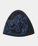 DOODLE HEART KNIT BEANIE
