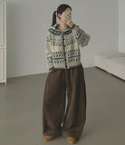 Bodle Nordic Warm Hood Cardigan