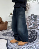 Deon Balloon Banding Denim Pants