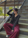 Hack Wide Big Pocket Sweat Cargo Pants