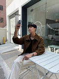 French suede jacket