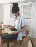 Sonnel Check Roll-Up Short Sleeve Shirt