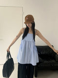 Clate layered pocket string mini sleeveless one piece
