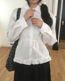 Sholti Frill Collar Blouse Shirt