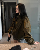 String Bomber Jacket