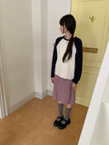 Chaori Nylon Banding Midi Skirt