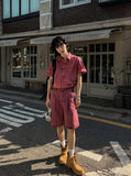 Dio Color Dying Over Short Sleeve Shirt