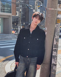 Eight Velvet Denim Trucker Jacket