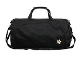 Flower Smile Embroidery Duffle Bag