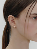 Truly Essence 14K Cross Pave Earrings