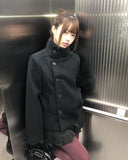 Yuha Double High Neck Wool Coat