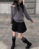 Yoni Angora Square Off Knit