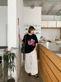 Kak Summer Banding Wide Pants