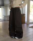 Sunb Rivet Stripe Balloon Fit Two-Way Denim Pants