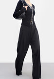 Barre wide slacks pants