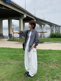 Hyugi Pintuck Adjust Banding Wide Pants