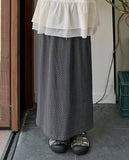Badel Dot Banding Long Skirt