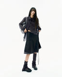 Layered Strap Flare Skirt