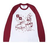 DOLL PARTS Raglan Long Sleeve T-shirt