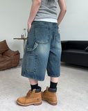 Elto Patch Carpenter Bermuda Pants