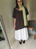 New Hit Shirring Balloon Banding Long Skirt