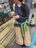 Dahit Cotton Long Skirt