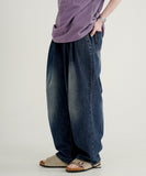 Cozy Slub Denim Banding Pants