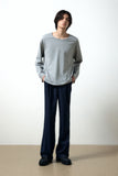 PIN STRIPE TWO TUCK PANTS