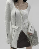 Armand Square Knit Cardigan