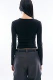 Dion cut-out slim tee