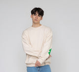 Elbow Clover Smile Sweatshirt