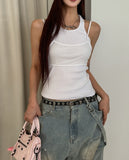 Glits see-through mesh strap bustier