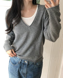 Monin Deep V-Neck Knit