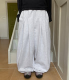 Hokoni banding string pin tuck training wide pants