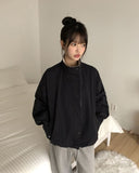 Ohen Color Matching Collar Field Jacket