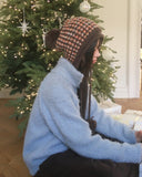 Woolly Vintage Nordic Drop Knit Beanie Hat