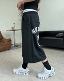 Dinede Lettering Bermuda Pants