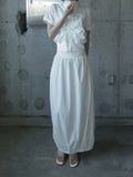 Riren Summer Shirred Zip-up