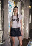 Melting Butterfly CROP TEE