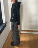 Muel Military Track Banding Strap Two-Way Pocket Wide-Fit Long Pants