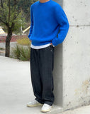 Bunny one-tuck back banding raw denim
