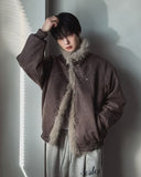 Creme Raccoon Fur Padding Mustang