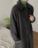 Tept Wool Collar Long Coat