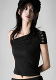 Cutout punching off-shoulder