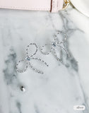 Ronjei Cubic Ribbon Earrings (Silver92.5)