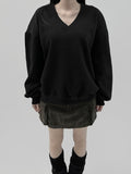 Vise Brushed V-neck Sweatshirt