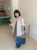Cubibi Roll-up Stripe Over Shirt