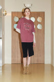 Rose Ribbon pigment TEE